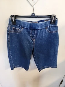 Basic Edition Damen Chico Pull On Denim Bermuda Shorts Gr. S - Bild 1 von 4
