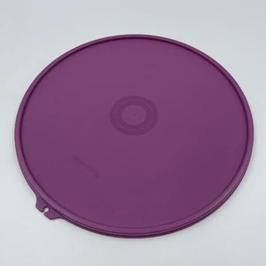 Tupperware PURPLE 2197B-1 or 2197B-2 Replacement Lid O Tab 9.25 In Wide Lid Only - Picture 1 of 5