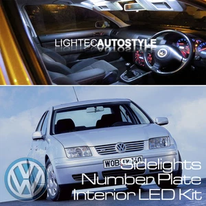 VW BORA 13pc INTERIOR LED CAR LIGHT KIT PURE XENON WHITE BULBS UK SELLER - Picture 1 of 6