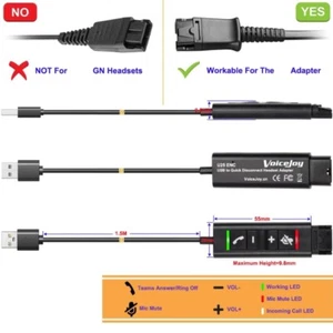 Kabel adaptera karty dźwiękowej USB obsługuje kabel zarządzania redukcją szumów ENC - Zdjęcie 1 z 8