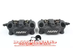 13-18 KAWASAKI NINJA ZX6R OEM JUEGO DE PINZAS DELANTERAS DERECHA IZQUIERDA PAR PINZAS E4 - Imagen 1 de 12