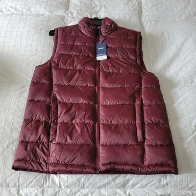 NWT Izod Performance Vest Sz. Small Burgundy NEW - Image 1 of 2