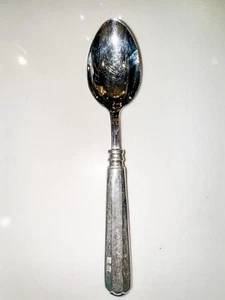 1 - Valpeltro ILTON Williams Sonoma ALTON Pewter Stainless Flatware SOUP SPOONS - Picture 1 of 4