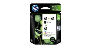 HP Genuine 2x 61 Black+61 Tri-Colour Ink Value Pack for Envy 4500/2620/4630/1050 - Picture 1 of 3