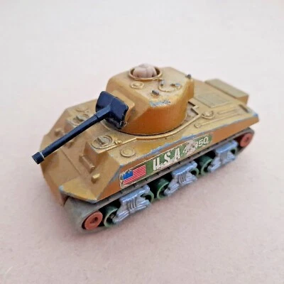 K-101 Matchbox Battle Kings Sherman Tank 1974. - Image 1 of 4