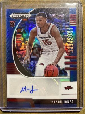 2020-21 Panini Prizm Draft Picks Prospect Blue /149 Mason Jones Rookie Auto RC - Image 1 of 2