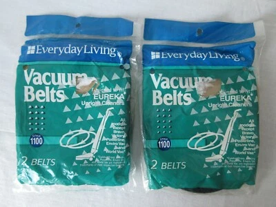 New Eureka Upright Vacuum Replacement Belts Style 1100 Lot of 2 pkgs - Image 1 of 4