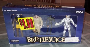 2001 Neca Toys 4 Stück Beetlejuce Figurenset versiegelt #1 Neu in Verpackung - Bild 1 von 6