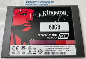 Kingston SSD Now KC300 60GB 2,5 " SATA III 6G Skc300s37a/60g 6385008 - Photo 1/1
