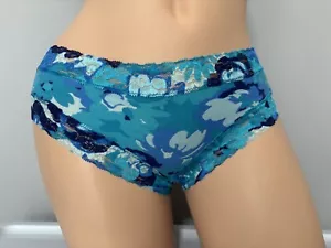 Bragas de mejillas de encaje rosa extra baja de altura baja de Victoria's Secret talla mediana - Imagen 1 de 8