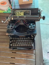 Antique Royal Typewriter With Glass Panel Sides