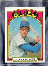 Chicago Cubs Don Kessinger signed/autographed 1972 Topps baseball card #145