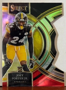 Joey Porter Jr 2023 Panini Select Die Cut Premier negro rojo Prizm #179 F10 - Imagen 1 de 1
