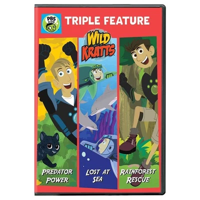 Wild Kratts: Triple Feature: Predator Power, Lost at Sea, and Rainforest R (DVD) - Image 1 of 2