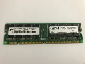 Micron 128MB DS 64 3.3V Gold DIMM, MT16LSDT1664AG - Picture 1 of 2