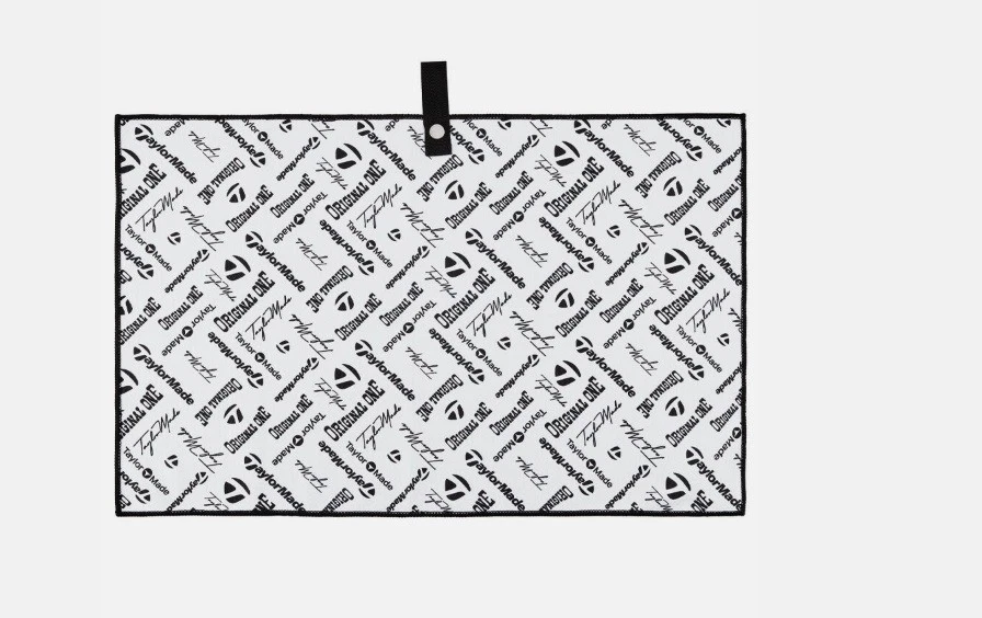 TaylorMade TM 23 标志微纤维推车毛巾 — 第 1/1 张图片