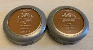 Pack of 2 L'Oreal Paris True Match Super-Blendable Powder, Creme Cafe W8 - Picture 1 of 4