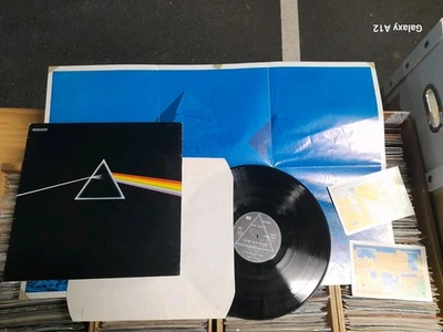 PINK FLOYD / The Dark Side Of The Moon (1973) LP French PRESS Stickers - Poster - Photo 1/4