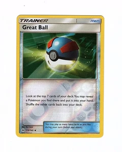 Great Ball 119/149 SM Base Set Reverse Holo - Tarjeta Pokémon - Imagen 1 de 2