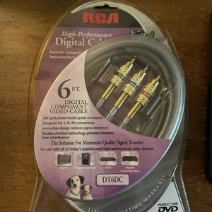 New RCA Digital Component Video Cable 6 Ft High Performance - Picture 1 of 2