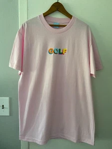 Tyler the Creator x Golf Wang Blocky Pink GolfWang T-Shirt Größe Large Skater - Bild 1 von 5