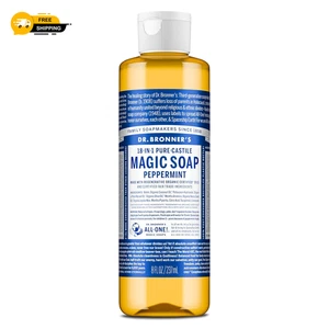 Dr Bronners Pfefferminze reine Kastilien Flüssigseife Bio Allzweck 8 flüssige Unzen - Bild 1 von 8