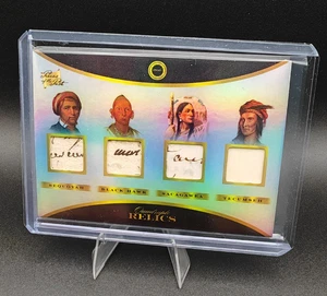 Piezas del pasado reliquias cuádruples Sequoyah Black Hawk Sacagawea Tecumseh 295 - Imagen 1 de 4