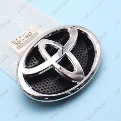 Оригинальный значок с эмблемой решетки радиатора переднего радиатора Toyota 13-15 RAV4 LE 75301-12400 от оригинального производителя - Изображение 1 из 4