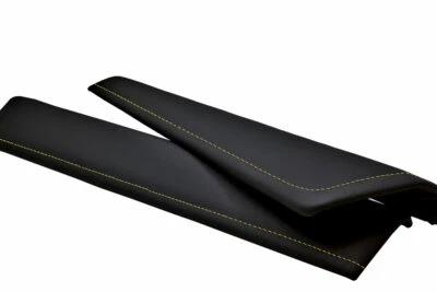 Door Panel Upper Trim Cover for Subaru BRZ Scion GRS Toyota 13-20 Yellow Stitch - Image 1 of 4