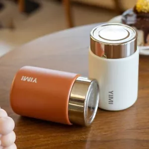 Mini Thermo Cup Stainless Steel Vacuum Flask Coffee Cup 230ml Small Drink Mug - Picture 1 of 17