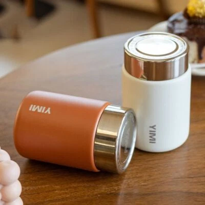 Mini taza térmica de acero inoxidable frasco de vacío taza de café 230 ml taza de bebida pequeña - Imagen 1 de 4