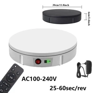 360° Rotating Jewelry Photography Show Holder Electric Turntable Display Stand - Picture 1 of 6