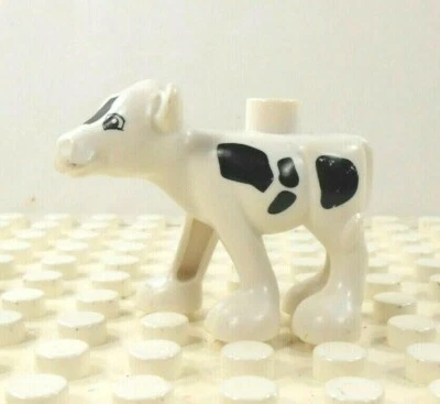 Figura Lego Duplo becerro manchado blanco Foto 1 de 3