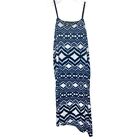Lane Bryant Asymmetrical Sleeveless Zigzag Print Midi Dress Plus Size 18/20