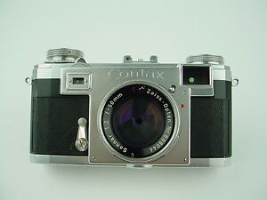 Zeiss Contax IIa First Model RF camera #4915 w/Sonar 50mm F/2 T Zeiss-Opton