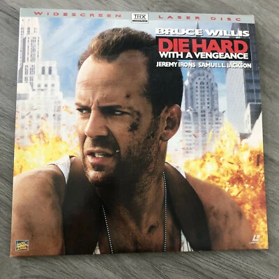 Die Hard With a Vengeance Widescreen THX Laserdisc Willis Denzel Washington - Image 1 of 2