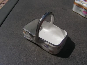 beau panier porcelaine de limoges (m) - Picture 1 of 5