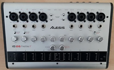 Alesis IO-26 Audio Interface Mischpult 24-Bit 192 kHz FireWire-Schnittstelle - Bild 1 von 4
