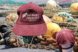De colección Dragnet Pesca Kenai Alaska Sombrero Gorra Arrastrero Snopac Salmón Kenai Bacalao - Imagen 1 de 10