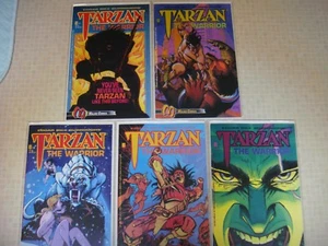Malibu Comics Edgar Rice Burroughs Tarzan the Warrior full set PLUS Book of Apes - Picture 1 of 8