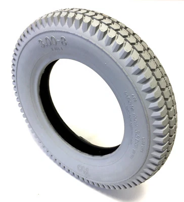 Reifen 3.00-8, grau,4 PR Stolle Elektromobil Scooter Elektrorollstuhl Rollstuhl