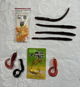 lotto esche da pesca vintage con fish call ed extra - Foto 1 di 3