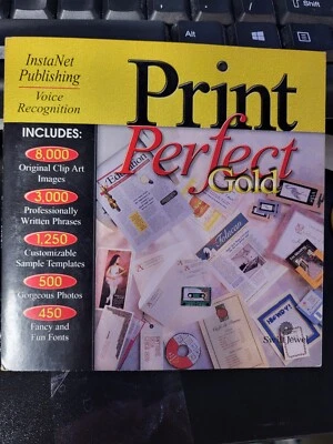 Print Perfect Gold Pc/ THIN PAPER SLEEVE/ NO SCRATCHES PC WINDOWS - Image 1 of 3