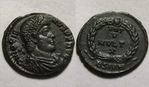 Original Ancient Roman coin Emperor Jovian Sirmium Laurel wreath of success XF - Picture 1 of 4