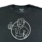 Fallout Vault Junge Gamer Shirt Herren 2XL verblasst schwarz Bethesda offiziell XBOX Gaming