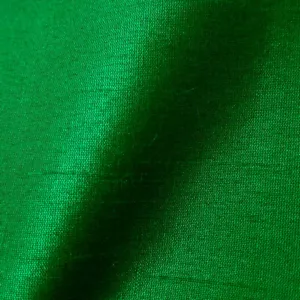 15 YARD LOT EMERALD GREEN FAUX SILK POLY DUPIONI FABRIC 58" GEMSTONE FABRIC - Picture 1 of 6