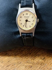 Vintage Sharp Watch Women New Battery Runs Great - Picture 1 of 4