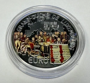 LUXEMBOURG - 5 EURO 2015 - CONGRES DE VIENNE // PIECE EN QUALITE : NEUVE - Picture 1 of 2