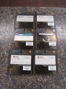 Lot (6) Syquest Removable Hard Disk Cartridge 44MB 44 Megabyte Cartridges - Picture 1 of 9