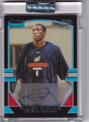 Malick Badiane 2003-04 Bowman Signature #69 #/1250 Houston Rockets Rookie Auto - Image 1 of 2